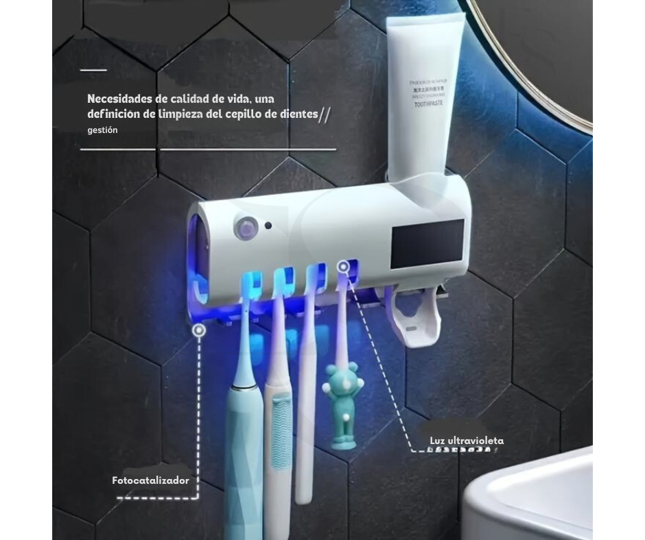 Protector Dental SteriBrush - Soporte Esterilizador Cepillo de Dientes