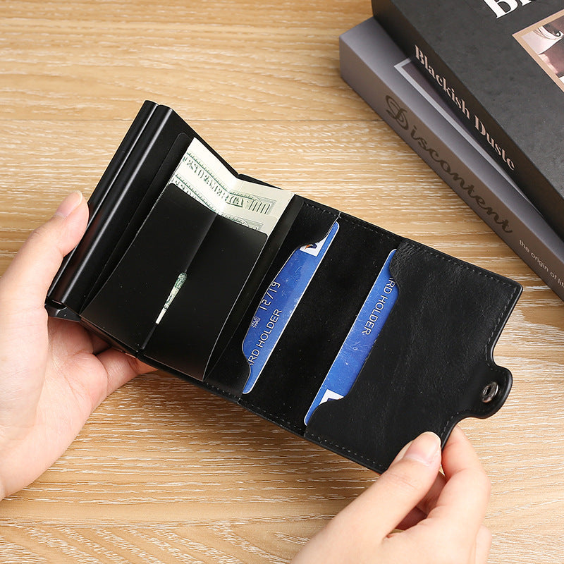 "SecureScan RFID Wallet: Doble Protección Anti Clonación"